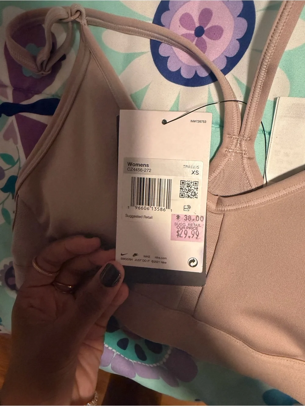 NWT Nike Women's Light Taupe Sports Bra